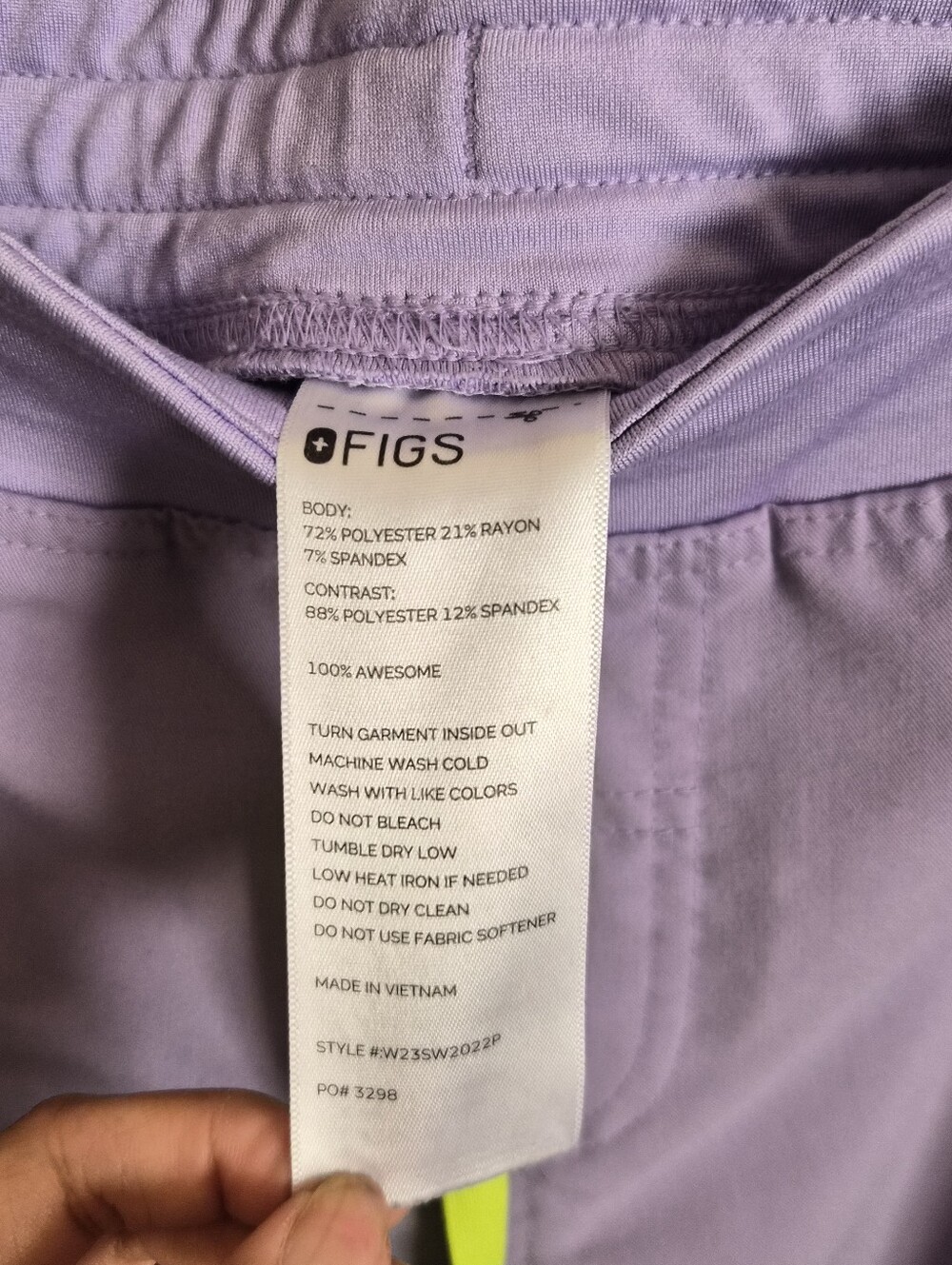 Figs Lilac Puple Technical Collection Set - Picture 3 of 3